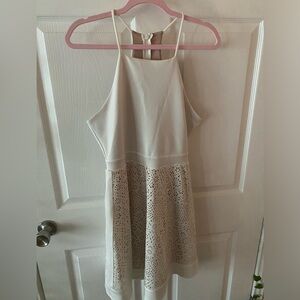 White formal dress